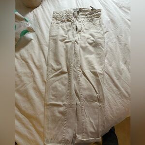 Zara Off-White mom jeans